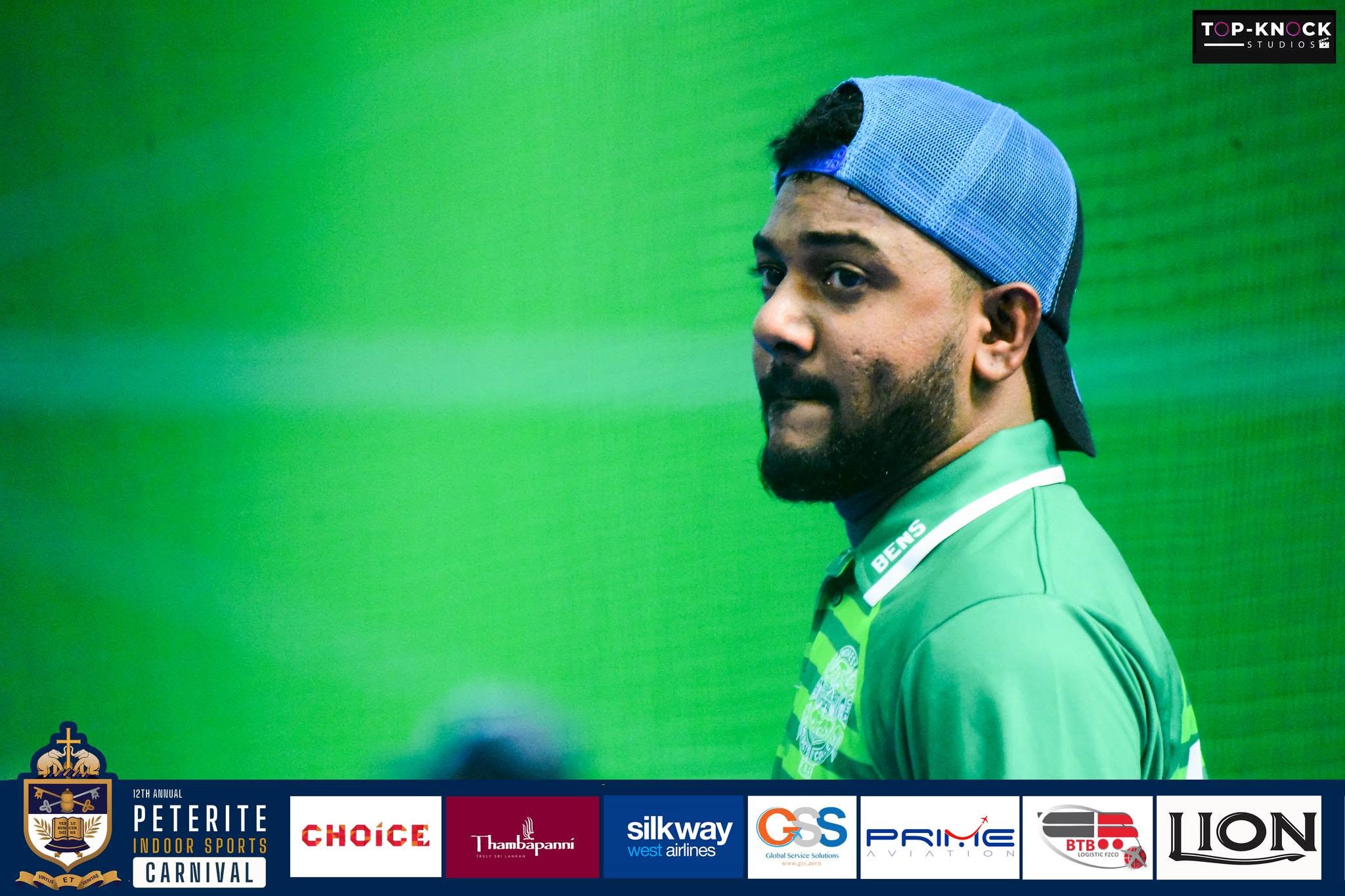 Cricket player portrait