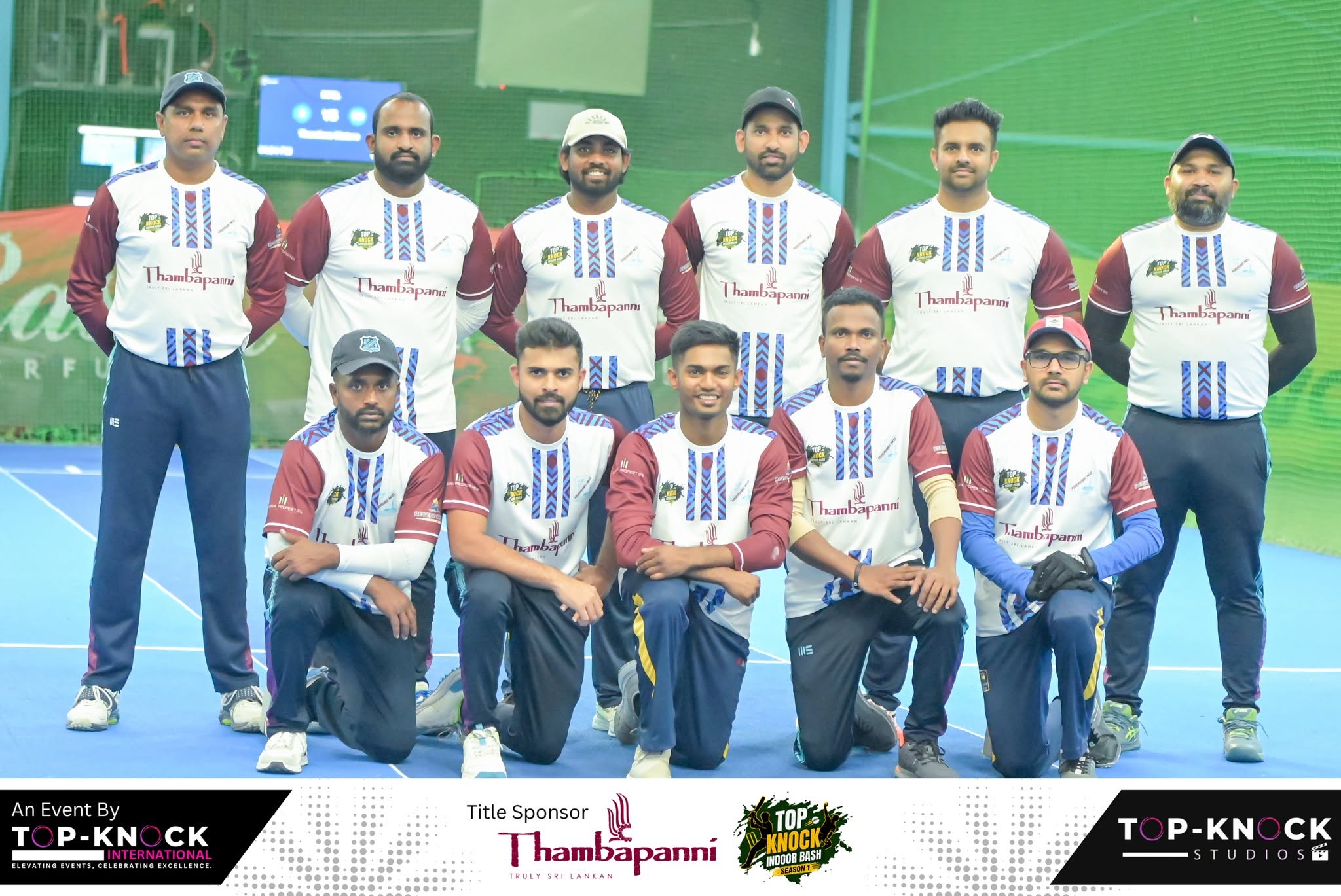 Cricket team portrait
